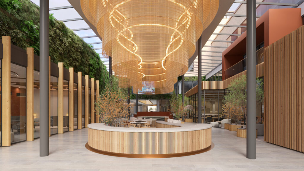 Origin Cambridge reception area.